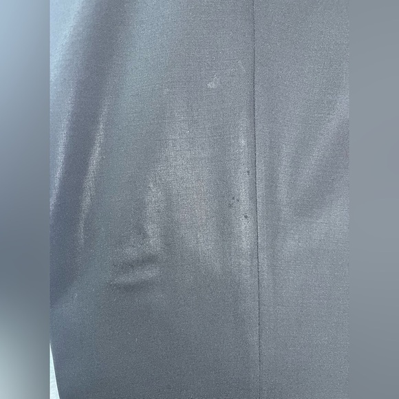 St. John Diana Wool Straight Leg Pants Size 4 Black Workwear Career - Picture 9 of 17